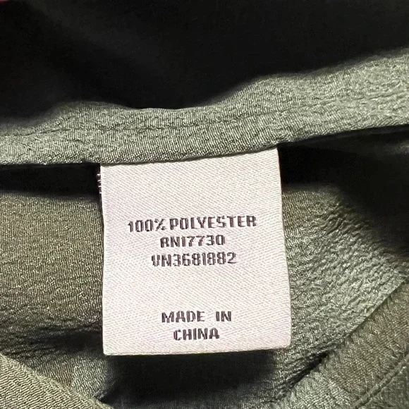 🛍️ TUCKER for Target Olive green and pink summer dress‎ size M. - Picture 10 of 13